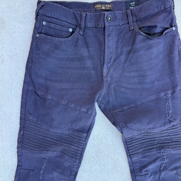 Ring of Fire Men’s Slim Jeans (36Wx32L) - Picture 6 of 12